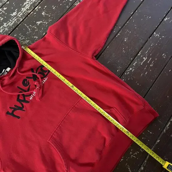 (L) Vintage 90s Y2K Hurley International Embroidered Hoodie Surf Skate - Picture 5 of 5